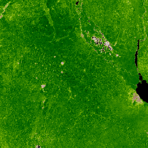 Mapa NDVI pre-evento del mismo encuadre